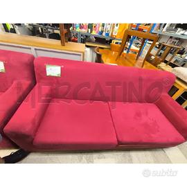 DIVANO ROSSO 3 POSTI