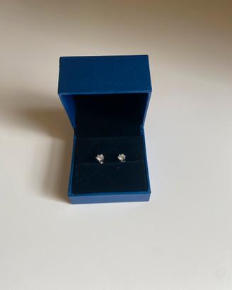 Orecchini Diamante in Moissanite 0,5 Carati GRA.