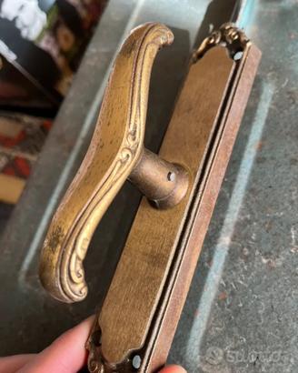 Maniglie Cremonese ottone bronzato