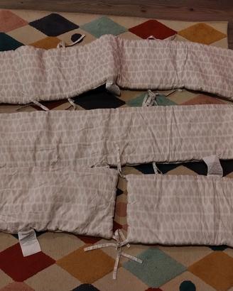 Paracolpi lettino neonato 120x65