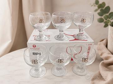 Set 6 Calici Borgonovo Logo Baileys