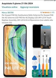 schermo LCD Huawei P40 lite 4G 