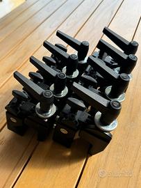 8x Manfrotto 035 Super Clamp originali