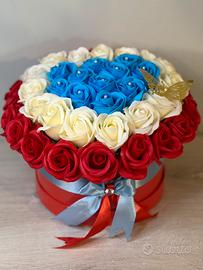 Composizione decorativa con 48 fiori