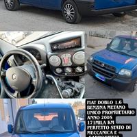 fiat doblo 1.6 benzina metano Unico proprietario 