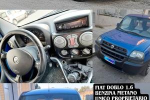 fiat doblo 1.6 benzina metano Unico proprietario 