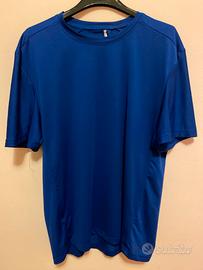 T-shirt sportiva Decathlon blu taglia M