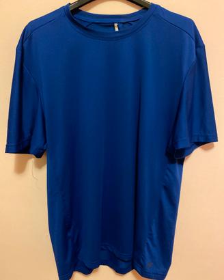 T-shirt sportiva Decathlon blu taglia M