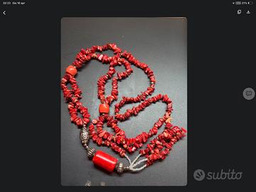 Collana corallo