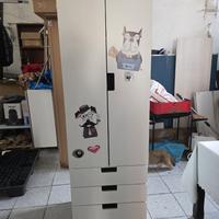 guardaroba armadio per bambini IKEA con 3 cassetti