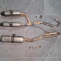 Akrapovic mono e doppio scarico crf 250