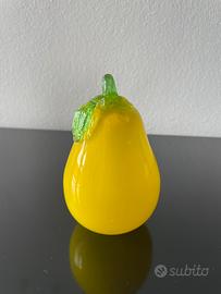 Pera ornamentale in vetro – 11 cm