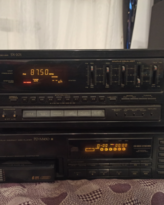 Stereo HiFi Pioneer Ampli SX + Lettore CD