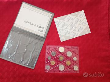 SERIE DIVISIONALE COMPLETA 1985 2 ARGENTI