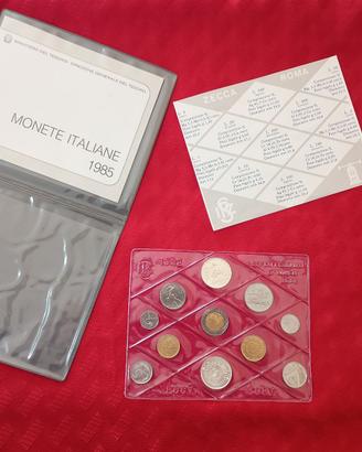 SERIE DIVISIONALE COMPLETA 1985 2 ARGENTI