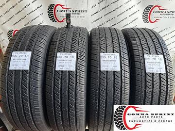 4 PNEUMATICI 255/70 R18 BRIDGESTONE ESTIVE 80%