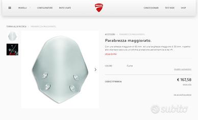 Parabrezza Magg Ducati hypermotard hyperstrada