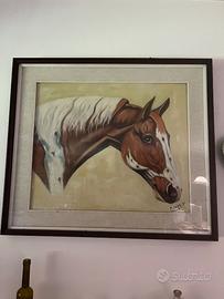 Quadro dipinto ad olio di Moret