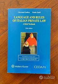 Language and Rules of Italian Private Law