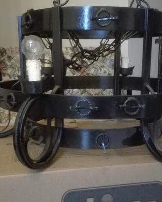 Lampadario rustico