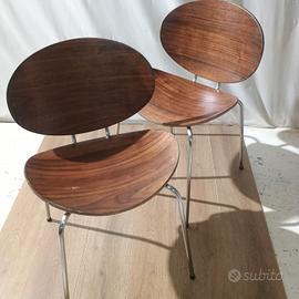  set 2 sedie anni 70 vintage design mod. mosquito 