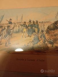Stampe antiche.Storia di Napoleone