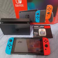 Nintendo switch + controller fusion pro+5 giochi 