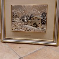 Quadro bassorilievo in argento 925 – Renzo Romagno