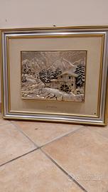 Quadro bassorilievo in argento 925 – Renzo Romagno