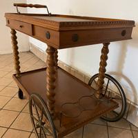 Carrello bar porta vivande vintage