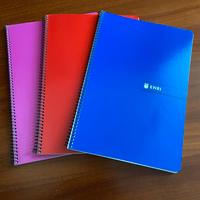 Quaderni quadretti 4 mm con anelli