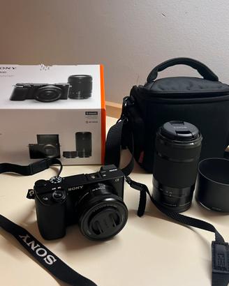 Sony a6100+ 2 obiettivi- solo 1900 scatti!