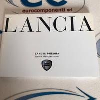 Libretto uso e manutenzione Lancia Phedra