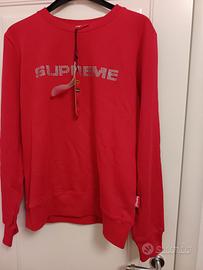 felpa garzata Supreme Tg S 