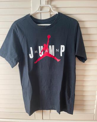 T shirt Air Jordan nera con  Logo tg M