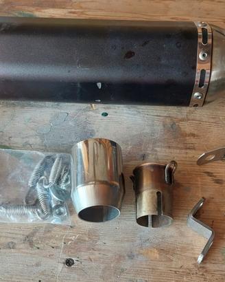 silenziatore scarico per Piaggio Beverly