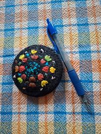 Element Skate Fibia in metallo e lana ricamata