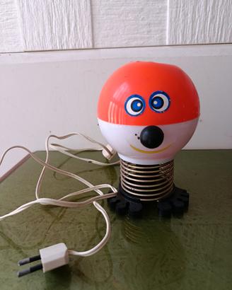 lampada a molla Pop art anni 70 