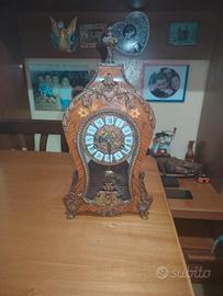Orologio da Tavolo Antico in Legno 