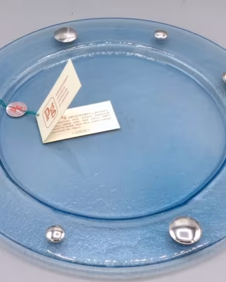 Piatti vetro di murano, 48g di argento 925