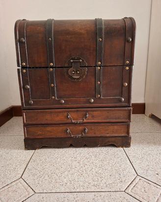 Baule da viaggio con piatti
