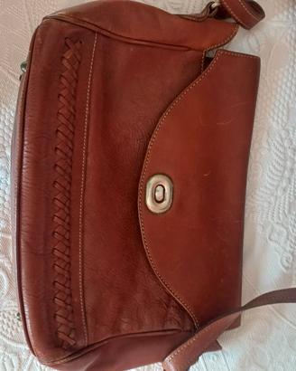 borsa in cuoio artigianale vintage 