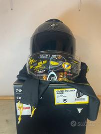 Casco Moto NUOVO Scorpion exo tech evo carbon S