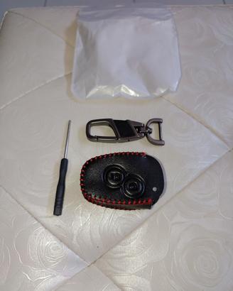 Portachiavi Custodia in Pelle Renault Dacia Opel 