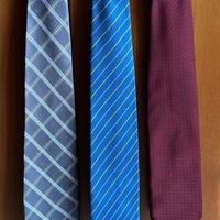 set di 3 cravatte da uomo
