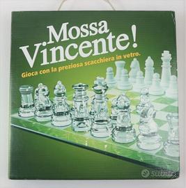 Scacchiera in Vetro e set di scacchi NUOVA