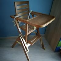 Seggiolone in legno foppapedretti