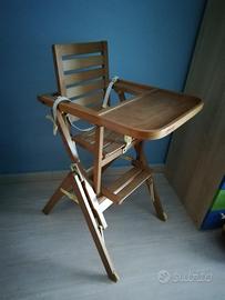 Seggiolone in legno foppapedretti