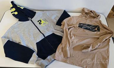 Coppia di felpe 13-15 anni Air Jordan e Boyzone