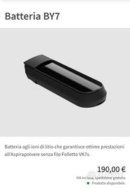 folletto batteria nuova vk7